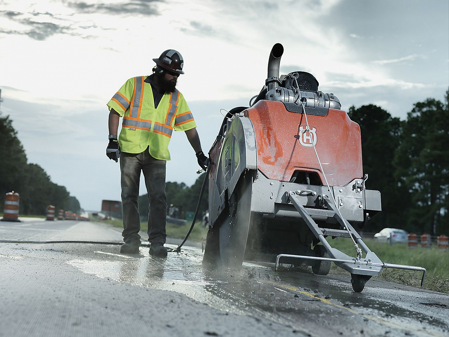 Нарезчик швов Husqvarna FS 7000 DL 9679592-02